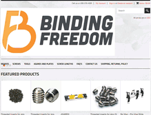 Tablet Screenshot of bindingfreedom.com